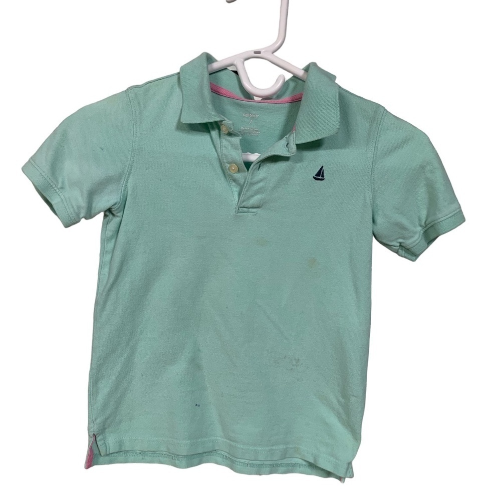 Boy's Teal Carters Polo T-Shirt